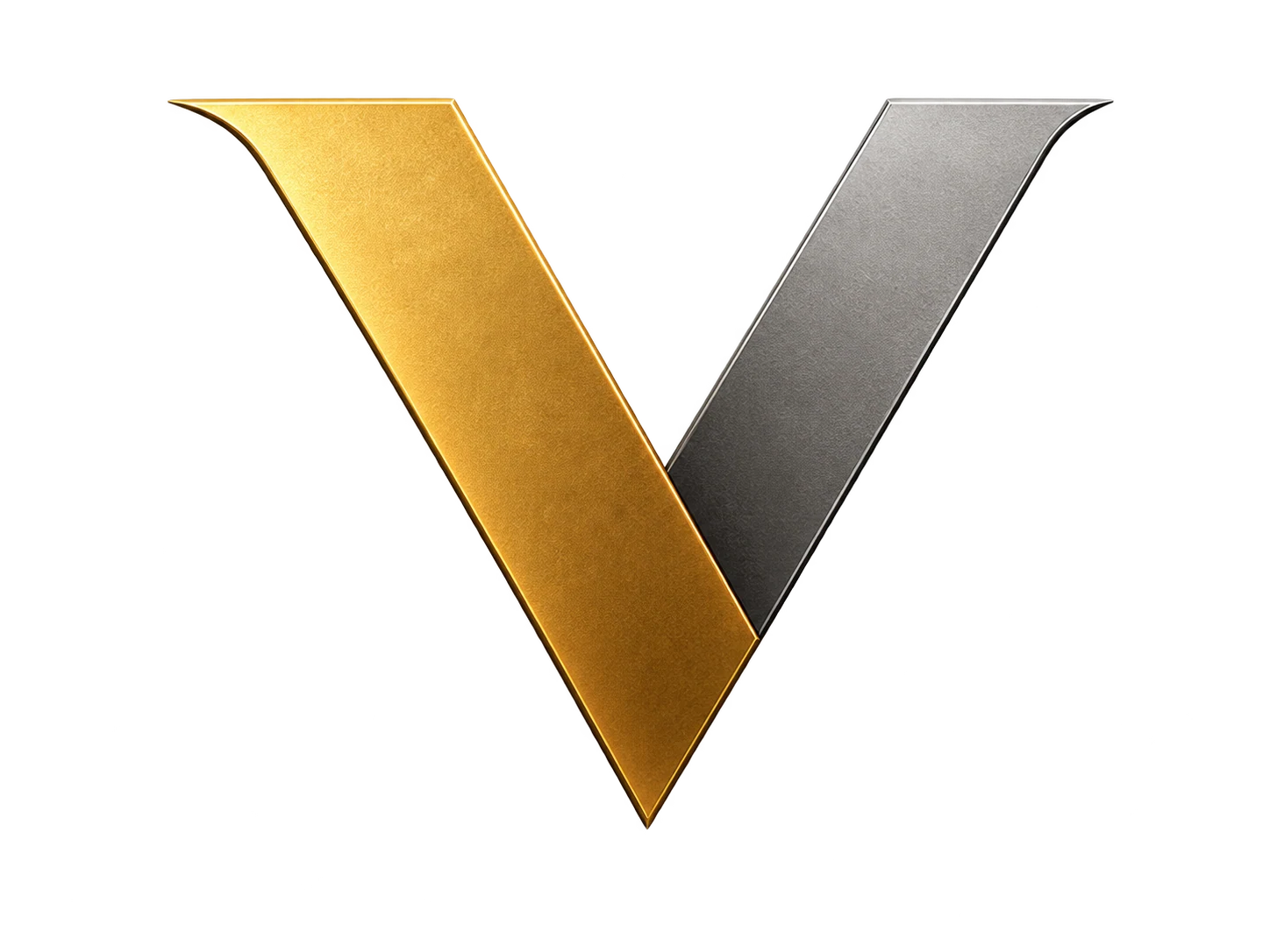 Valhalla Webcraft gold and silver V logo